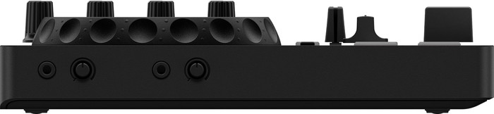 AlphaTheta DDJ-FLX2 + Pioneer DJ HDJ-CUE1 left side