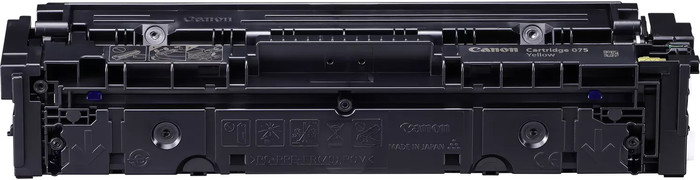 Canon 075 Toner Cartridge Yellow back