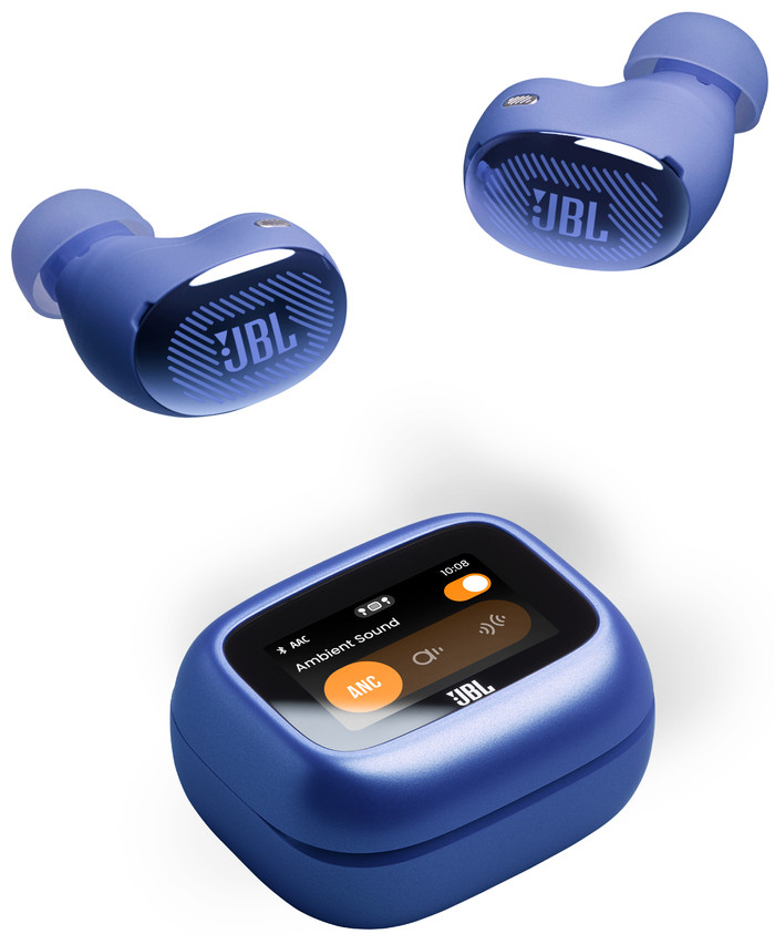 JBL Live Buds 4 Blau vorne