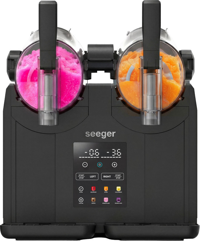 Seeger SuperSlush Twin Frozen Drink Maker 2x2L vorne
