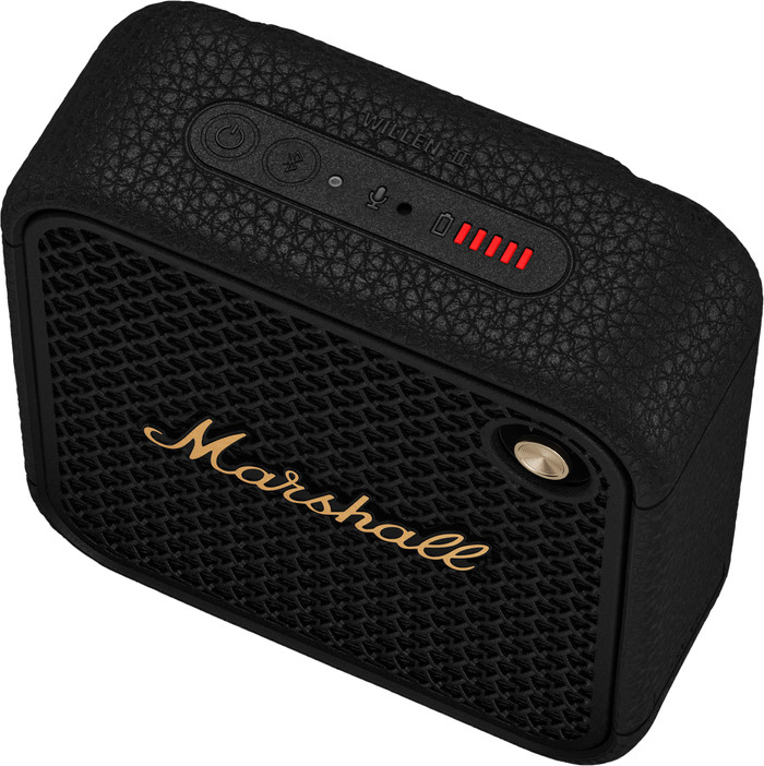 Marshall Willen II BT Black & Brass oberseite