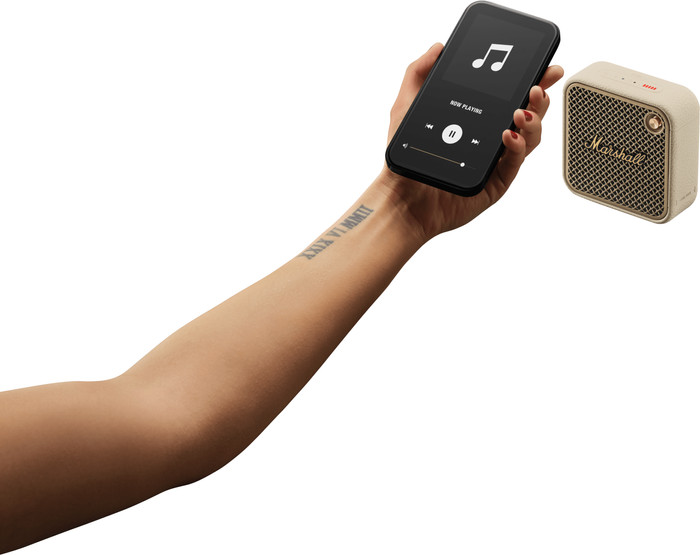 Marshall Willen II BT Creme produkt in gebrauch