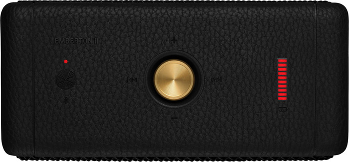 Marshall Emberton II BT Black & Brass oberseite