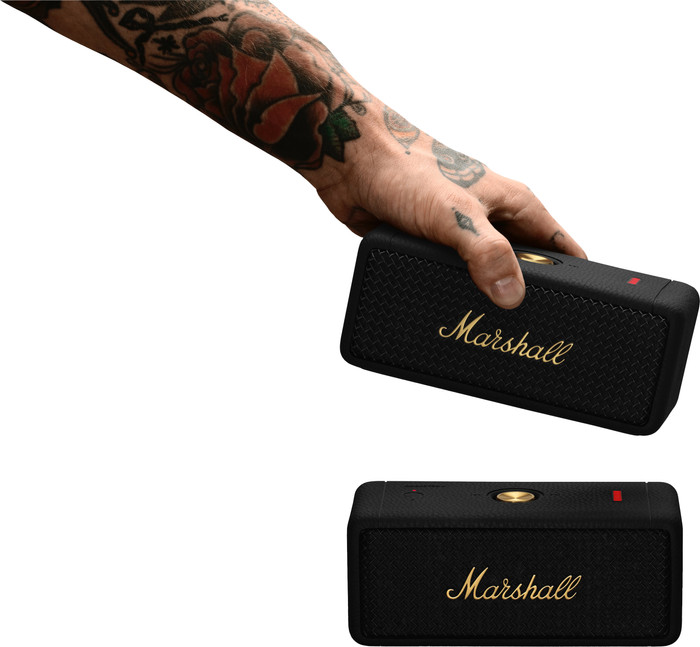 Marshall Emberton II BT Black & Brass produkt in gebrauch