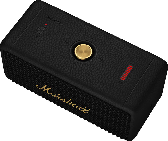 Marshall Emberton II BT Black & Brass oberseite