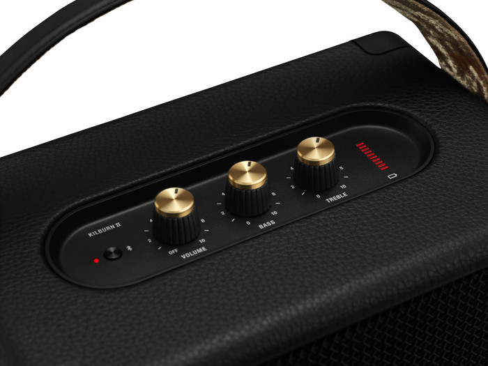 Marshall Kilburn II BT Black & Brass detail