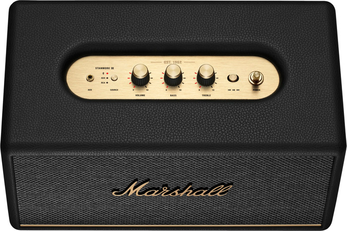 Marshall Stanmore III BT Schwarz oberseite