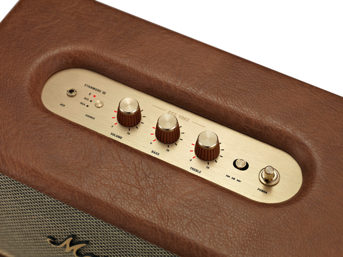 Marshall Stanmore III BT Brown detail