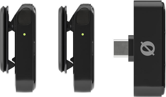 RODE Wireless Micro Black USB-C left side
