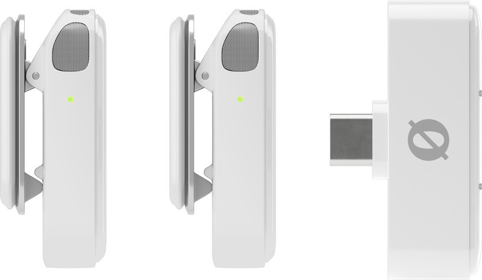 RODE Wireless Micro White USB-C left side
