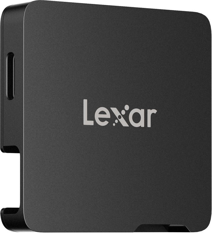 Lexar Go Portable SSD SL400 1TB + Hub linke seite