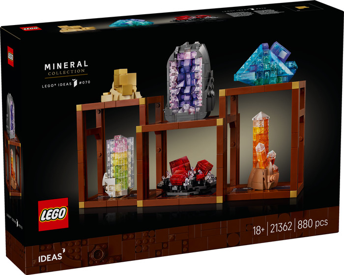 LEGO Ideas Mineraliensammlung 21362 verpackung