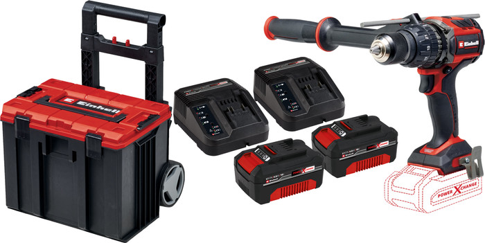 Einhell TP-CD 18/120 Li-i BL Solo 4.0Ah Battery (2x) E-Case L Starter Kit Main Image