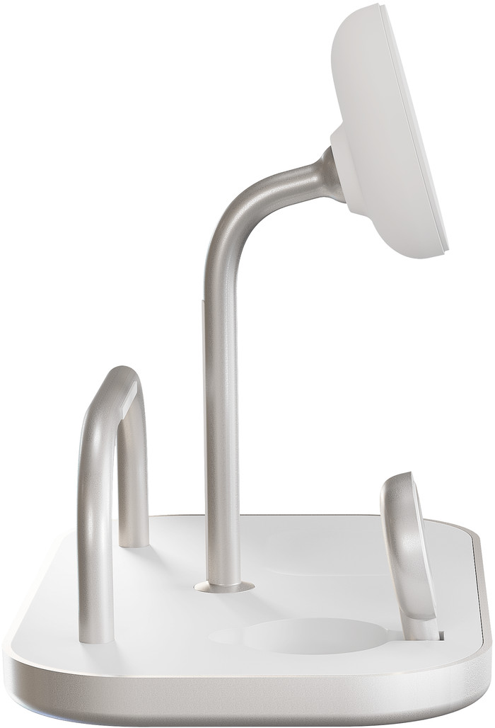 Zens 4-in-1 MagSafe with Qi2 Wireless Charger 15W with Stand, Watch Stand, and iPad Stand left side