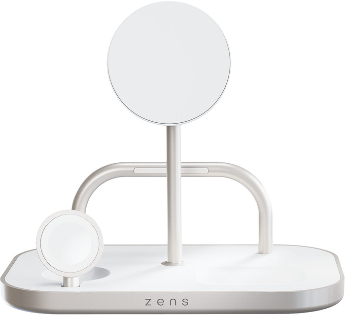 Zens 4-in-1 MagSafe with Qi2 Wireless Charger 15W with Stand, Watch Stand, and iPad Stand front