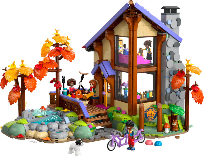 LEGO Friends Cozy Fall Forest Cabin 42705 Main Image
