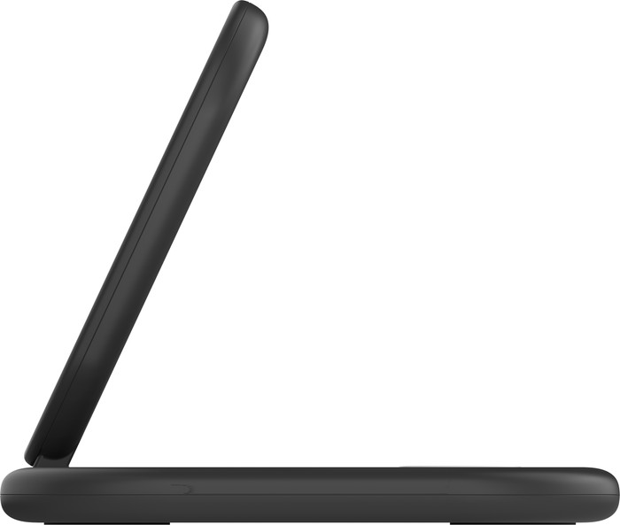 Belkin Boost Charge MagSafe and Qi2 3-in-1 Wireless Charger 15W with Stand Black right side