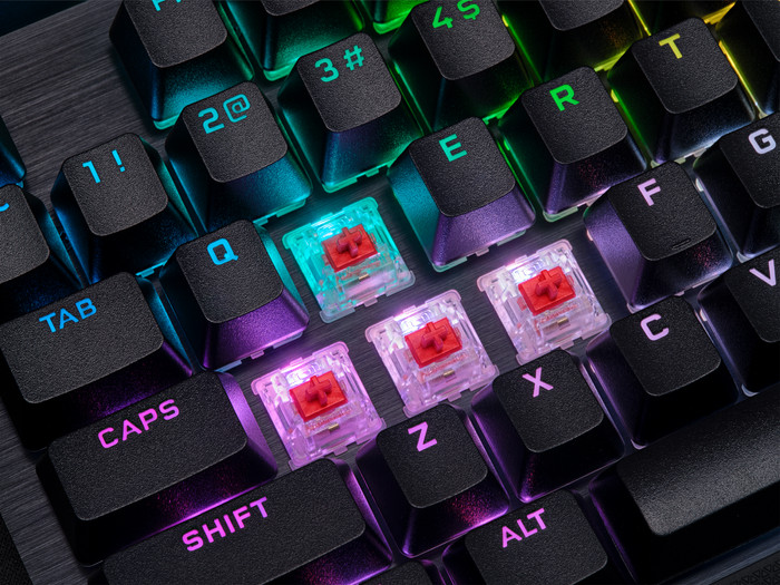 Corsair K70 RGB PRO Optisch-Mechanische Gaming-Tastatur Qwertz detail