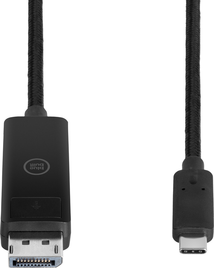BlueBuilt USB-C to DisplayPort Cable 2m top