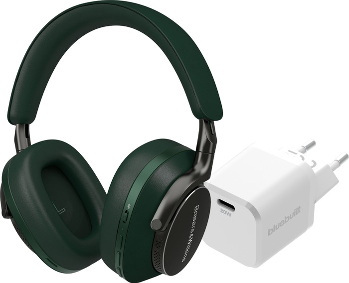 Bowers & Wilkins Px8 Grün + BlueBuilt Power-Delivery-Ladegerät mit USB-C-Port 20 W Weiß Main Image