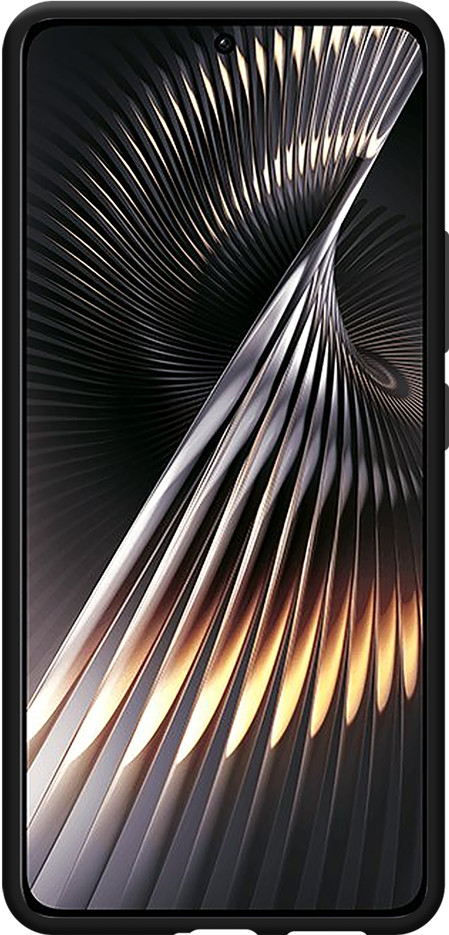 Just in Case Soft Design Xiaomi Poco F6 Back Cover Black front