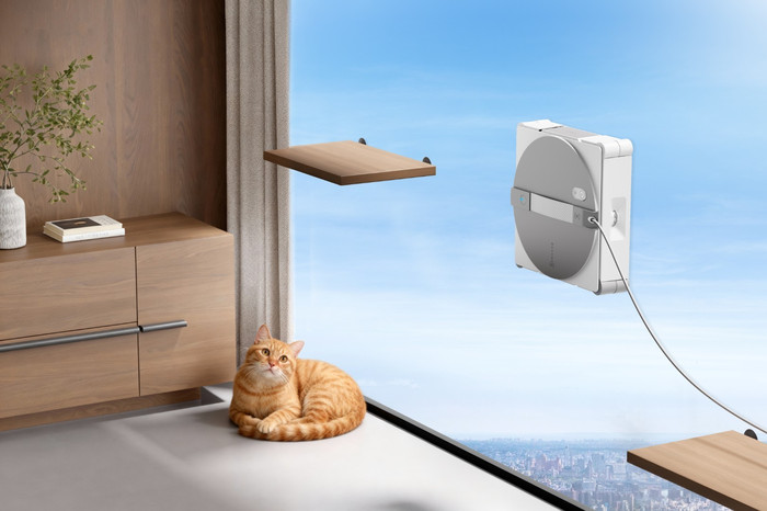 Ecovacs WINBOT W3 OMNI produkt in gebrauch