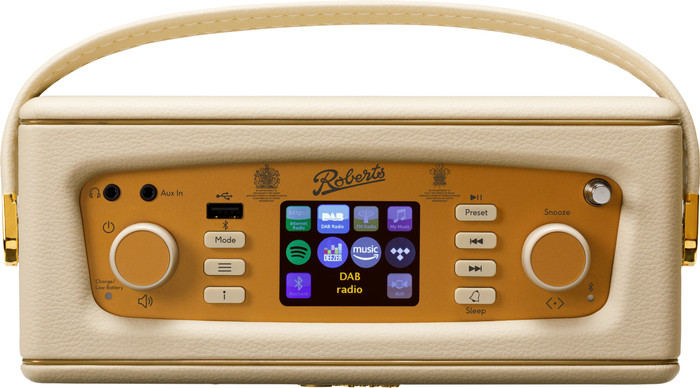Roberts Radio Revival iStream 3L Creme oberseite