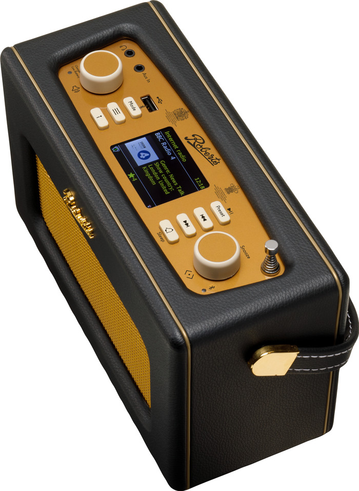 Roberts Radio Revival iStream 3L Black top