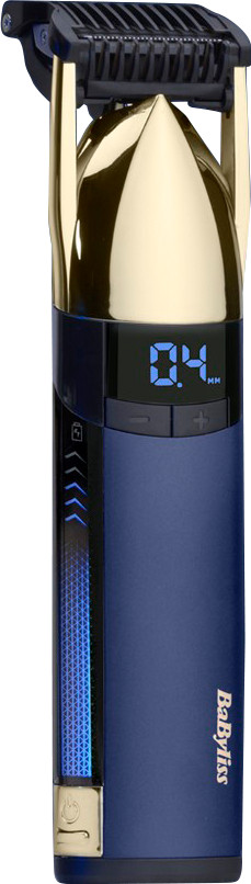 BaByliss Super-X Metal Gold and Navy S992E right side