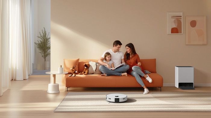 Samsung Bespoke Jet Bot Combo Steam produkt in gebrauch