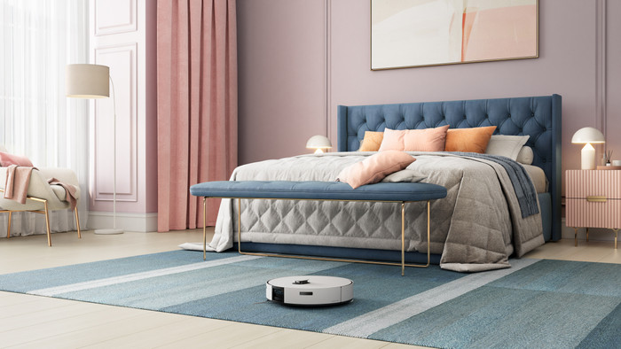 Samsung Bespoke Jet Bot Combo AI Steam product in use