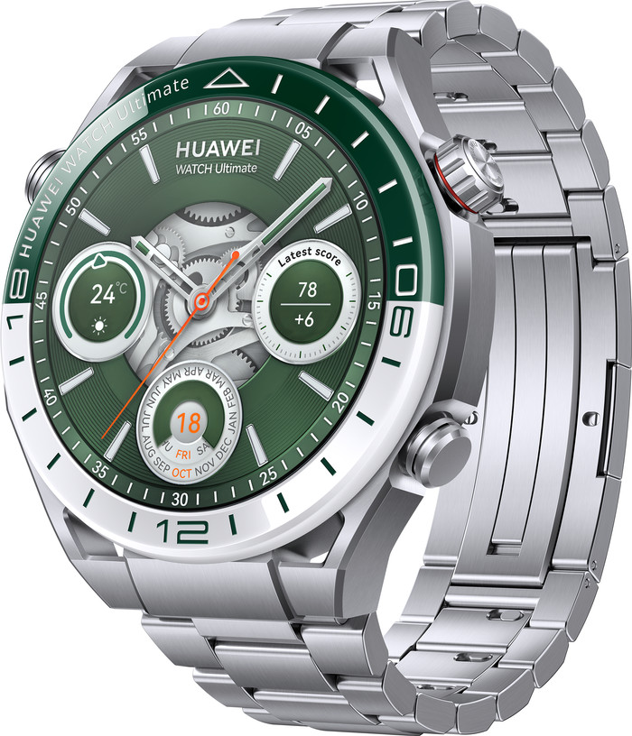 ラウンド用品・アクセサリー HUAWEI WATCH Ultimate Green Huawei Watch Ultimate Green | Coolblue | Smartwatches