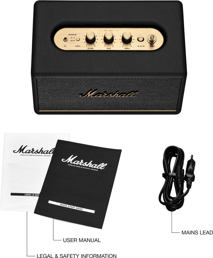 Marshall Acton III BT Black product in use