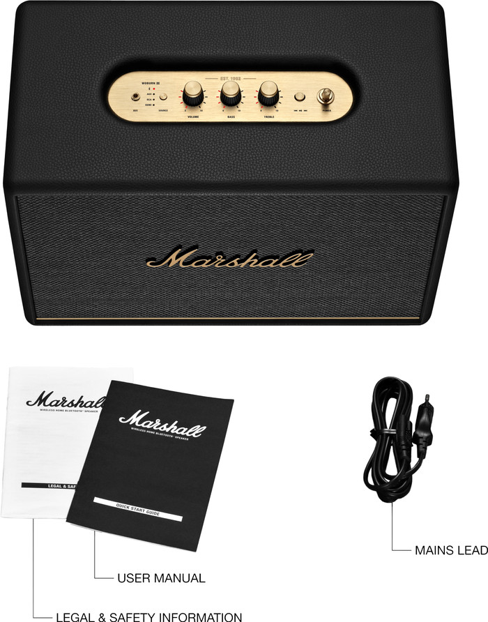 Marshall Woburn III BT Black product in use