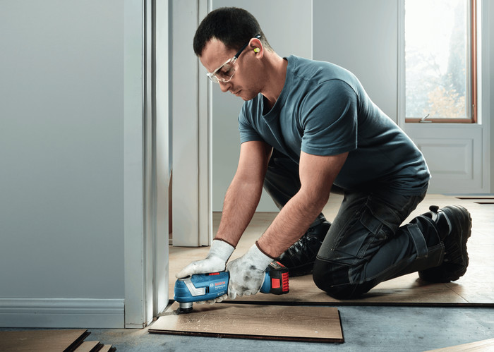 Bosch Professional GOP 18V-34 5,0 Ah GBA Akku Starterset produkt in gebrauch