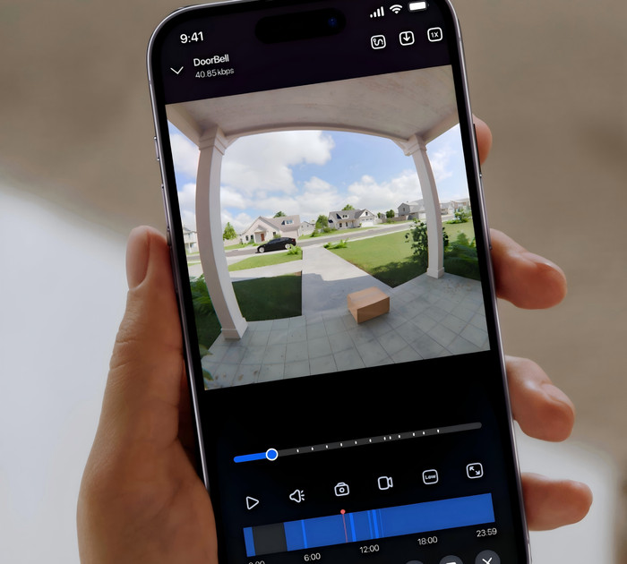 Reolink D340B + Home Hub 1 detail