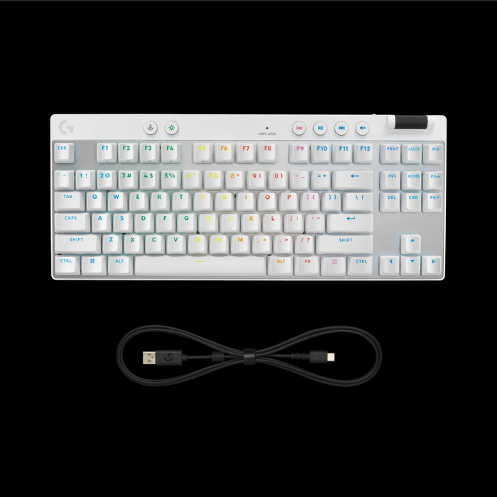Logitech G Pro X TKL Rapid Gaming Keyboard White QWERTZ visual supplier