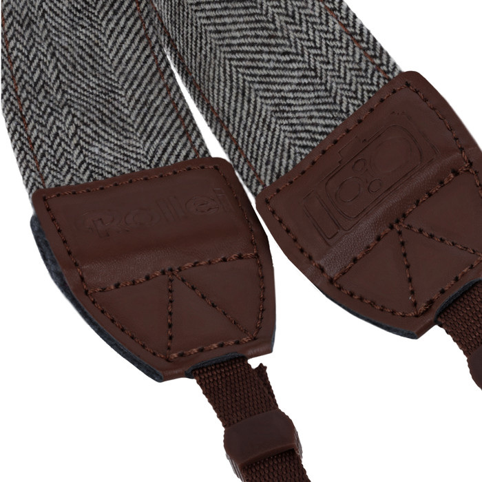 Rollei Camera Strap Brown detail