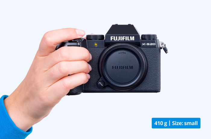 Fujifilm X-S20 Black Body visual Coolblue 1