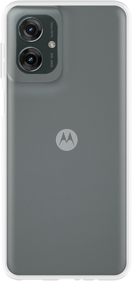 Just in Case Soft Design Motorola Moto G55 Back Cover Transparent Main Image