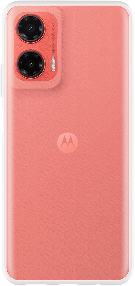 Just in Case Soft Design Motorola Moto G35 Backcover Transparent Main Image