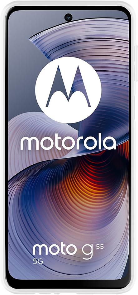 Just in Case Soft Design Motorola Moto G75 Backcover Transparent vorne