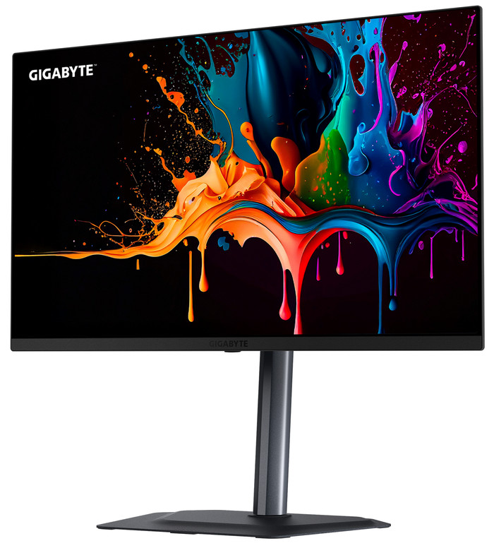 GIGABYTE MO27Q3 QD-OLED linke seite
