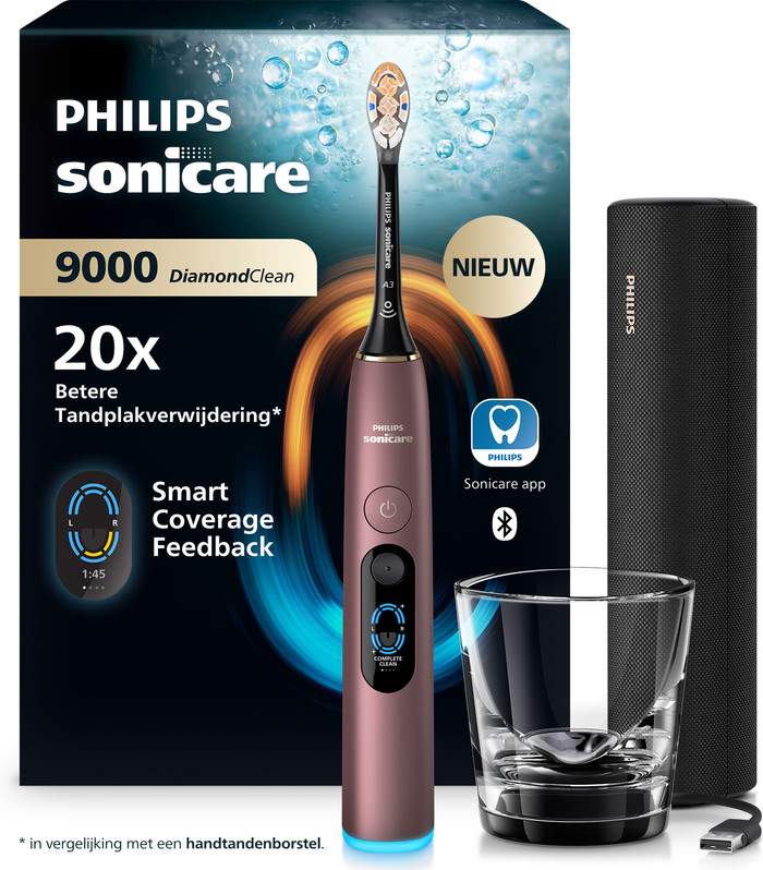Philips Sonicare Series 9000 HX9213/85 Rosa Main Image