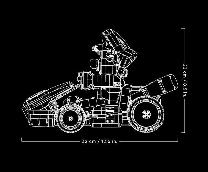 LEGO Super Mario: Mario Kart Mario und Standard-Kart 72037 detail
