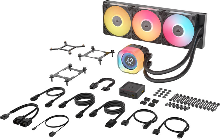 CORSAIR iCUE LINK TITAN 360 RX LCD AiO zubehör