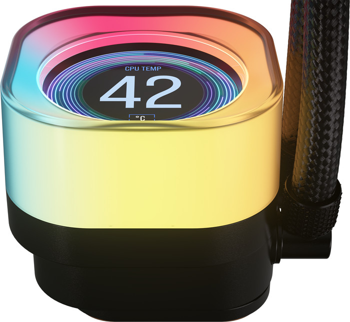 CORSAIR iCUE LINK TITAN 360 RX LCD AiO oberseite