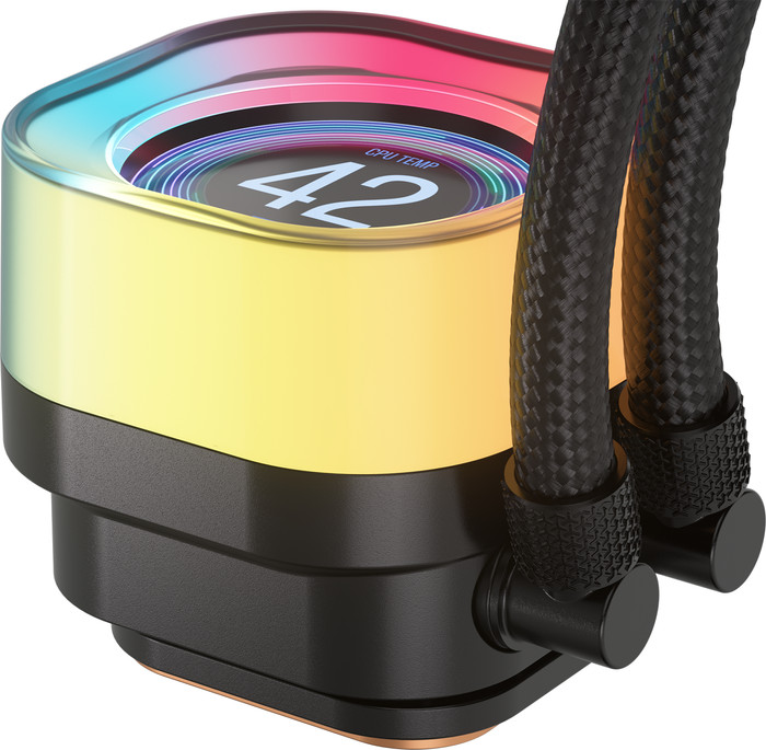 CORSAIR iCUE LINK TITAN 360 RX LCD AiO rechte seite