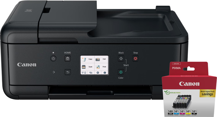 Canon PIXMA TR7650 + 1 Patronen-Ersatzset Main Image