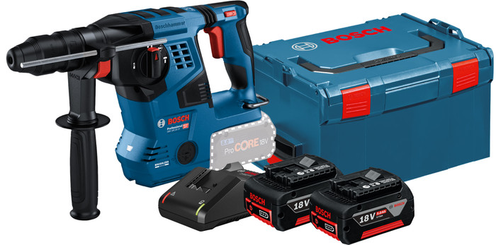 Bosch Professional GBH 18V-22 5,0 Ah GBA Akku (2x) Starterset Main Image